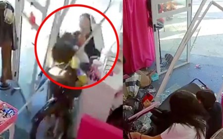 Accidente viral: Adolescentes sin casco se estrellan en Caseros