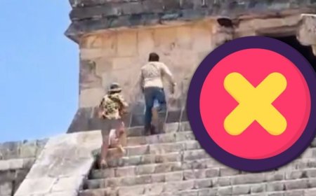 La polémica tras la escalada ilegal de turistas en la pirámide de Kukulkán
