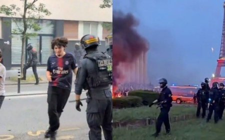 París festeja el bicampeonato del PSG entre disturbios y arrestos
