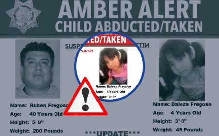 Autoridades de EU buscan a Daleza Fregoso, niña secuestrada por su padre luego de que presuntamente asesinara a su mamá