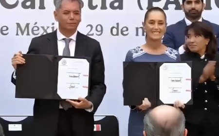 Sheinbaum renueva acuerdo para mantener la canasta básica en máximo 910 pesos