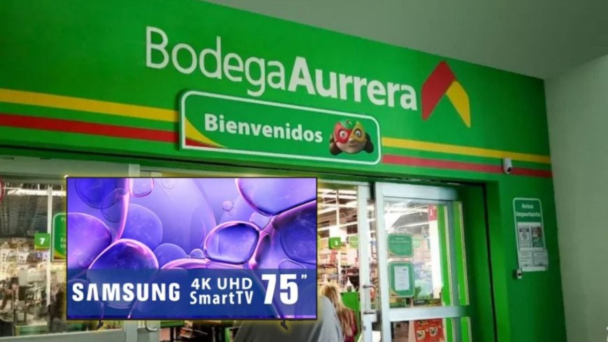Bodega Aurrera sorprende con oferta increíble en Pantalla Samsung de 75 pulgadas