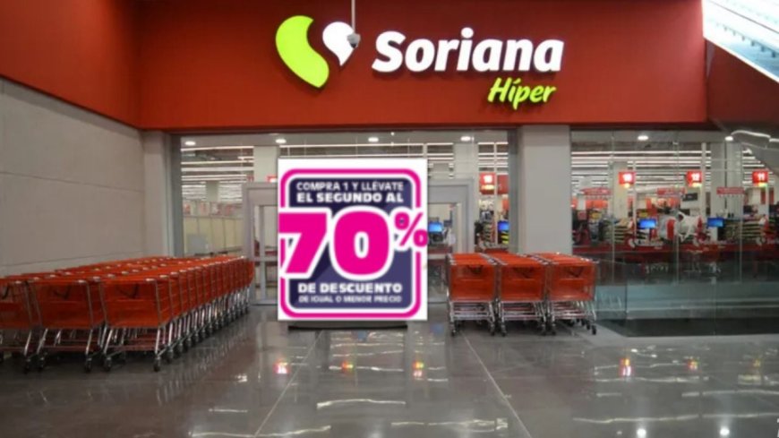Soriana lanza oferta del 70% en ropa y calzado, una oportunidad imperdible