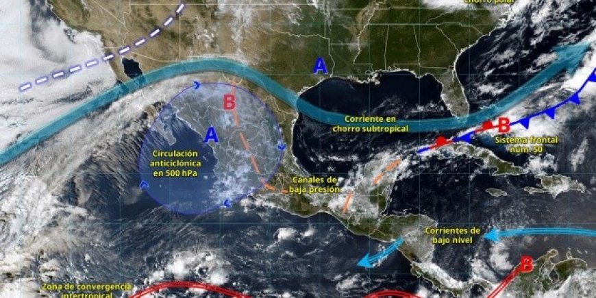 Alertan por lluvias y vientos intensos este fin de semana en México
