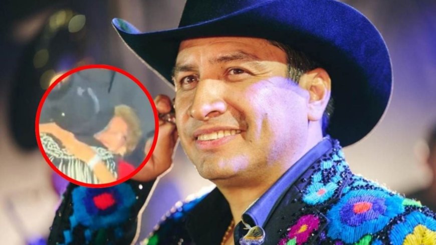 Julión Álvarez conmueve al bailar con su fanática de 87 años en Sonora