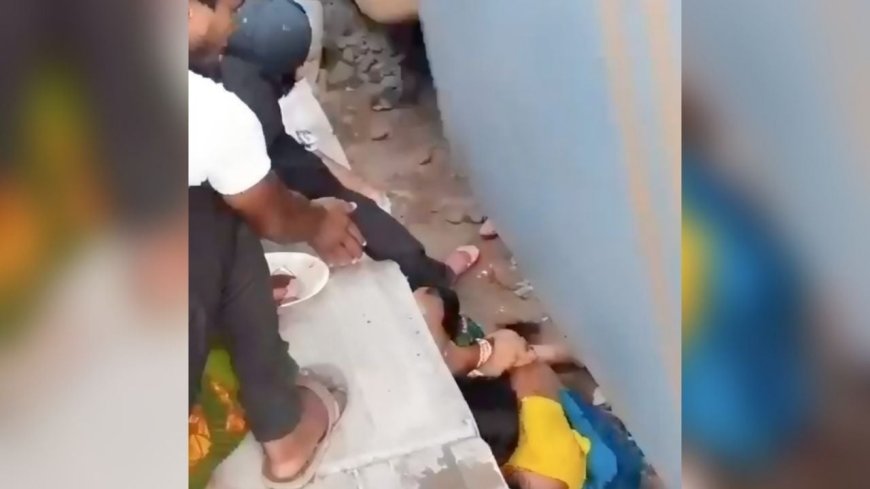 Madre arriesga su vida para salvar a sus hijos: un acto heroico en las vías del tren