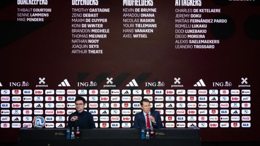 Bélgica se renueva: La lista de convocados para el Mundial 2026 llena de esperanza