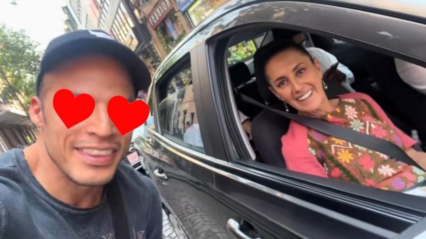 El divertido encuentro viral entre Claudia Sheinbaum y un joven admirador