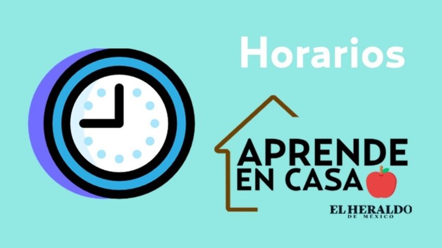 Aprende en Casa 2 SEP: Horarios y Materias para el 2 de Octubre