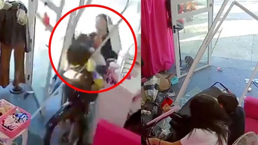Accidente viral: Adolescentes sin casco se estrellan en Caseros