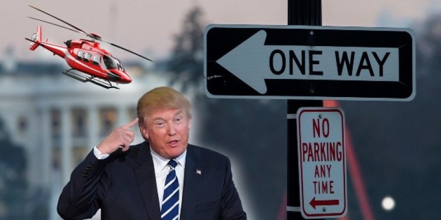 Trump planea un helipuerto en la Casa Blanca para preservar jardines