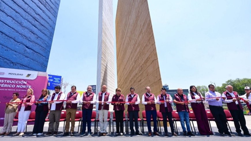 Delfina Gómez inaugura una revolución vial: 108 kilómetros en el Periférico Norte