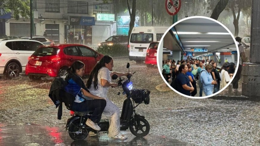 Impacto de las lluvias en el Metro y Metrobús de CDMX: ¿Qué está sucediendo?