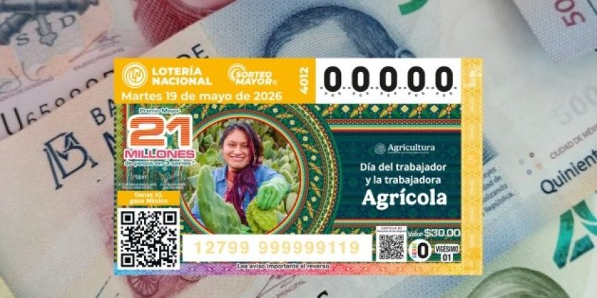 Resultados del Sorteo Mayor 4012 de la Lotería Nacional del 19 de mayo