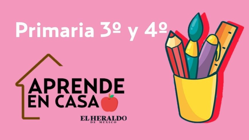 Aprende en Casa 2: Actividades y Respuestas para 3° y 4° Grado en Octubre