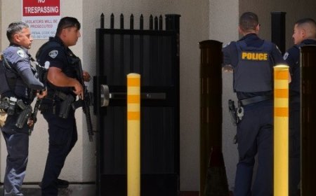 Hombre se atrinchera en un banco de California y genera movilización policiaca
