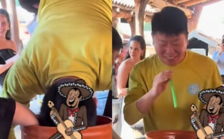 Captan a aficionados coreanos disfrutando de unos cantaritos en Jalisco previo a la Copa Mundial | VIDEO
