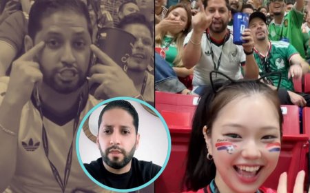 Aficionado señalado por gesto racista contra influencer coreana Ino Cat renuncia a su cargo tras ofrecer disculpas | VIDEO