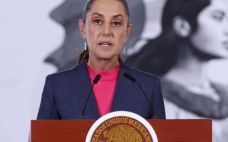 Sheinbaum admite que no viajó a Zacatecas por protestas de maestros