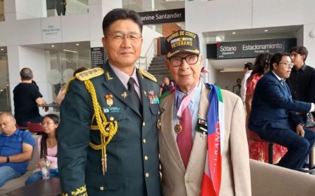 Corea homenajea a veteranos que los ayudaron y lucharon en la guerra de 1950: “Mexicano hermano, ya eres coreano”