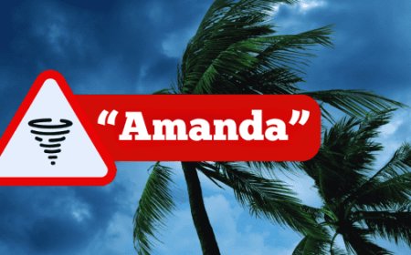 "Amanda", el primer ciclón de 2026 despierta en el Pacífico