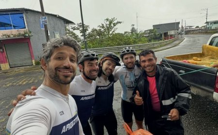 Argentinos recorren América en bicicleta para llegar a la inauguración del Mundial en México