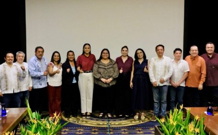 Ariadna Montiel y Citlalli Hernández se reúnen con legisladores de Morena en Acapulco