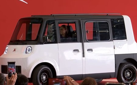 Sheinbaum presenta Olinia, el auto eléctrico 100 por ciento mexicano; ¿cómo funciona? | FOTOS