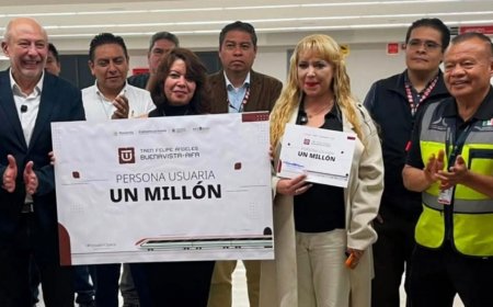 Tren Felipe Ángeles anuncia la llegada de su usuario un millón