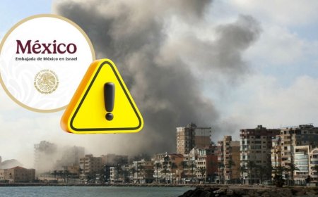 Embajada de México en Israel alerta a mexicanos por ataque con misiles iraníes; suspenden actividades educativas
