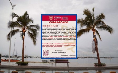 Suspenden clases en seis regiones de Guerrero por la Depresión Tropical Dos-E | ¿Cuándo aplica?