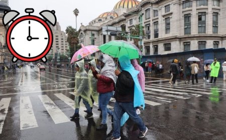 ¿A qué hora comenzará el DILUVIO hoy domingo 7 de junio en la CDMX y Edomex?