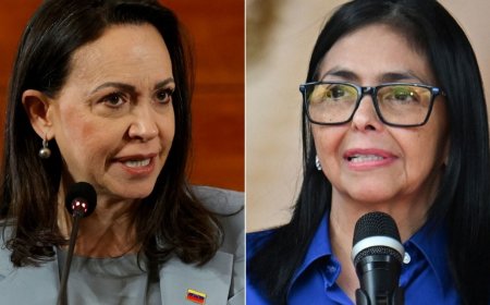 María Corina Machado planteó negociación con Delcy Rodríguez 