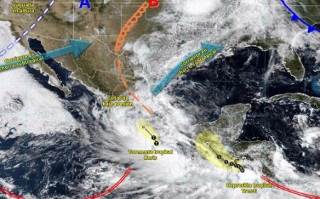 SMN alerta por lluvias, vientos y riesgo de inundaciones esta semana